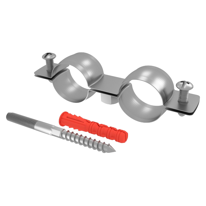 Chemtrol Australia Product - Double metal pipe clamp – set